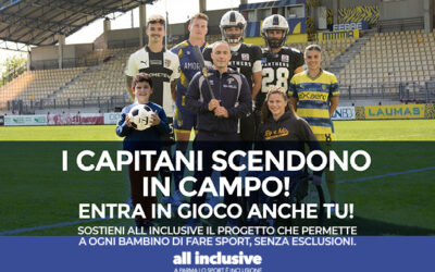 All inclusive: i capitani scendono in campo